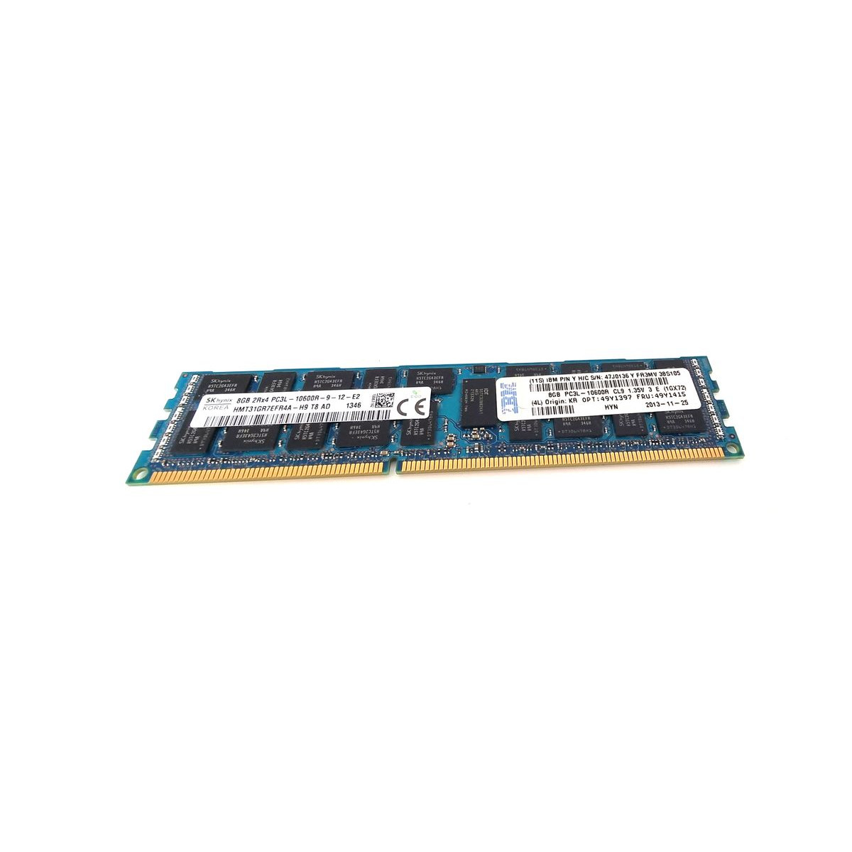 IBM HYNIX 8GB PC3L-10600R ECC REG 47J0136 49Y1415