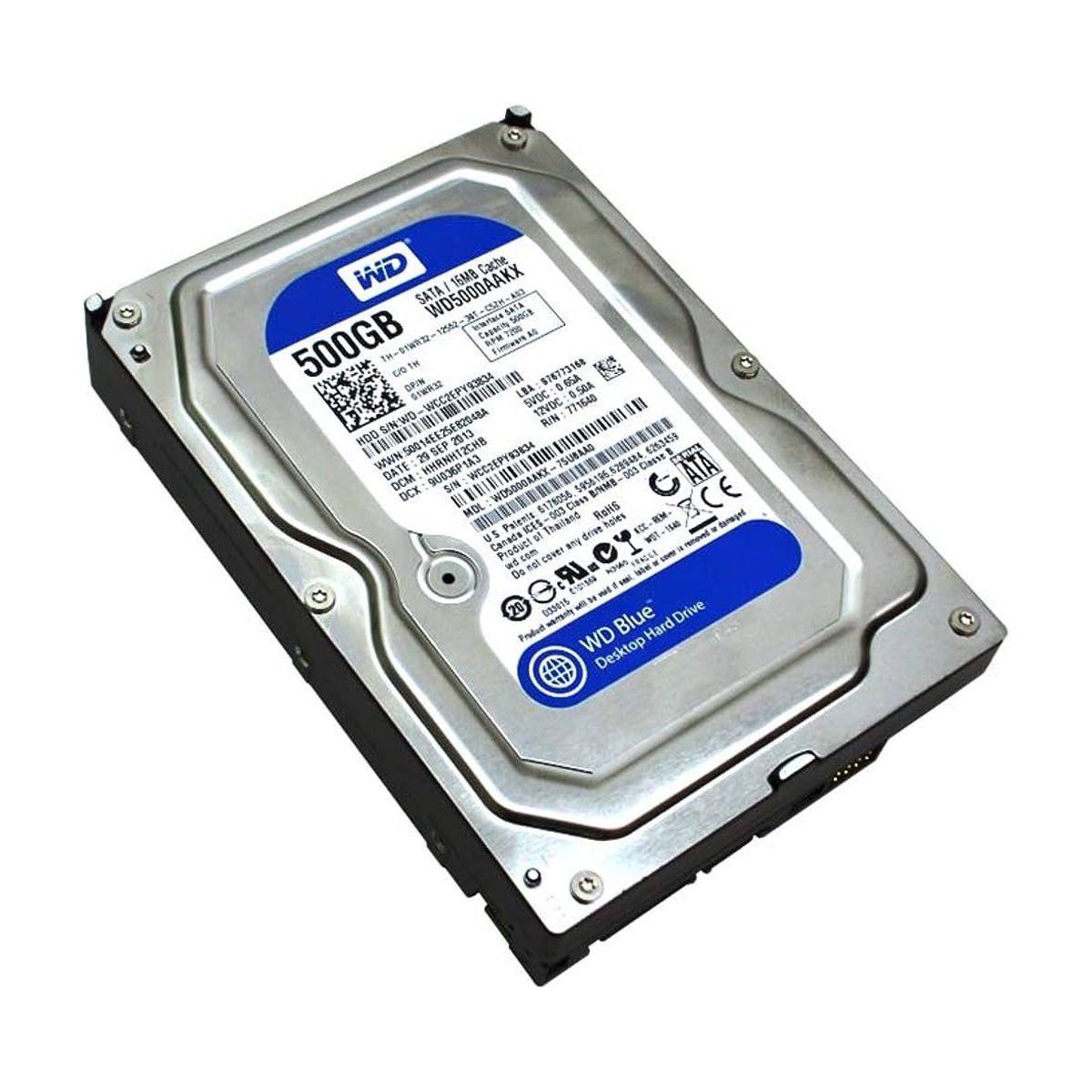 DYSK DELL WD 500GB SATA III 6G 16MB CACHE 7.2K 3,5 A0 WD5000AAKX 01WR32