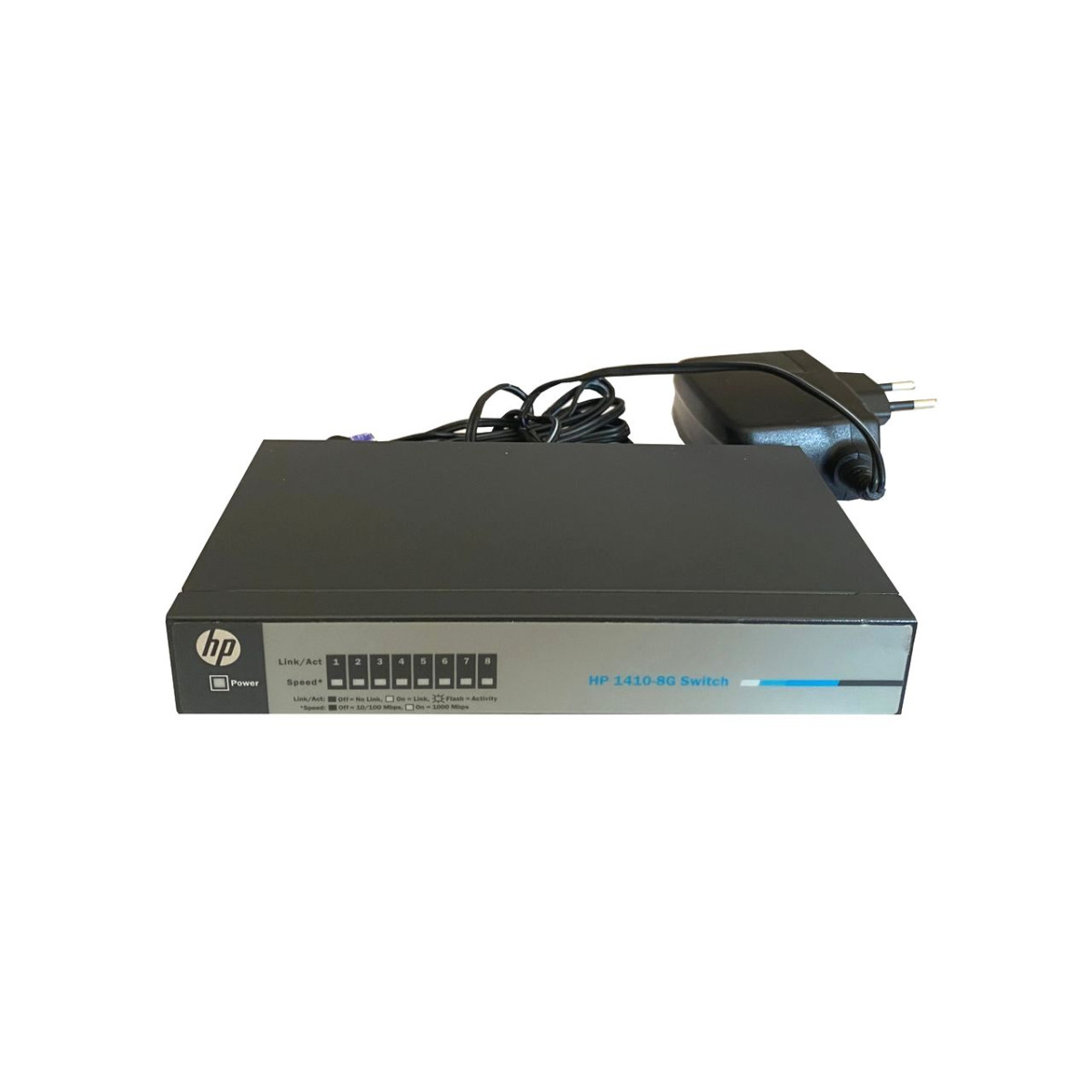 BIURKOWY SWITCH HP 1410-8G 8x1GB J9559A ZASILACZ