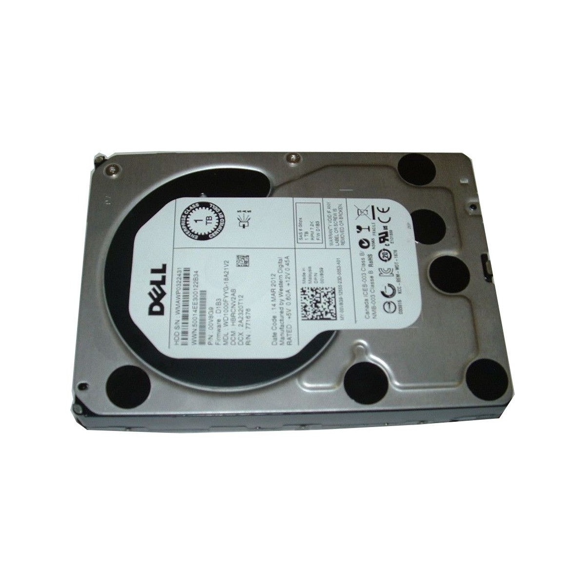 DYSK DELL 1TB SAS 7.2K 6G 3,5" 00V8G9