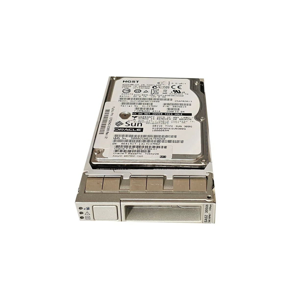 SUN HGST 300GB SAS 6G 10K 2,5 RAMKA 7045226