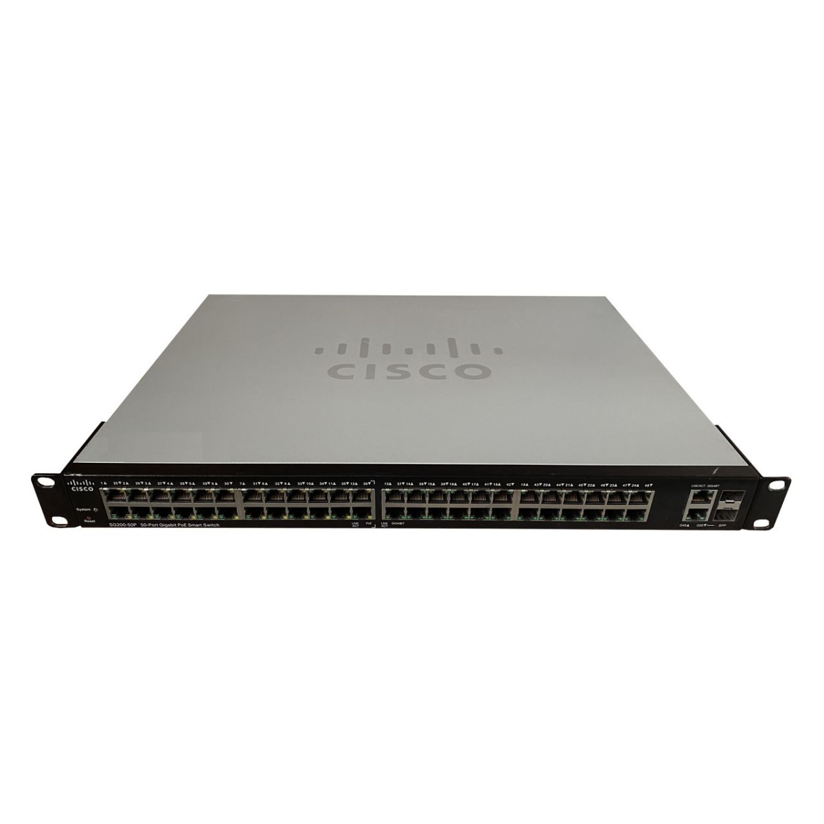 CISCO SG200-50P 48x1GB 2xCOMBO PoE USZY SLM2048PT