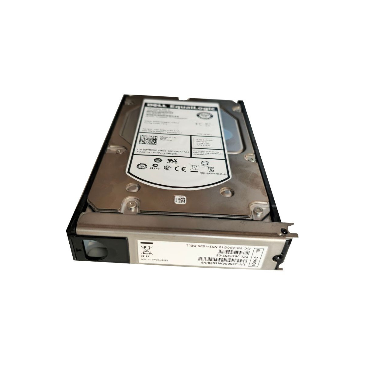 DYSK DELL EQL 600GB SAS 10K 6G 3,5 RAMKA 0WK0CR