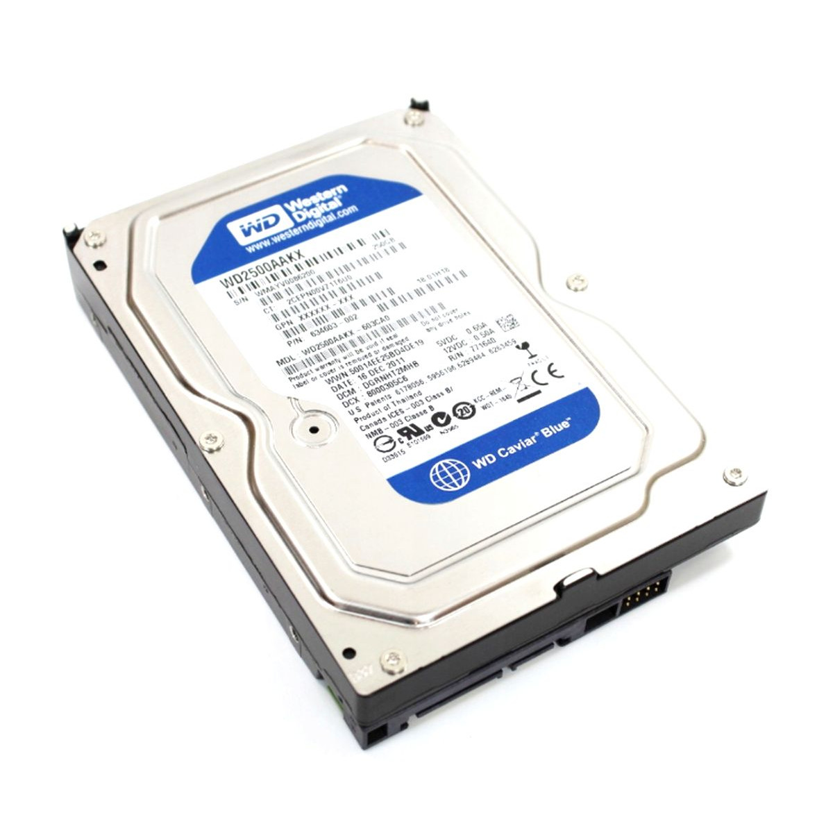 HP WD2500AAKX 250GB SATA 7.2K 3G 3,5 634603-002