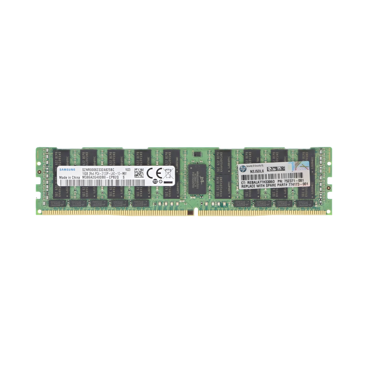 HP SAMSUNG 16GB PC4-2133P-L ECC LRDIMM 752371-081