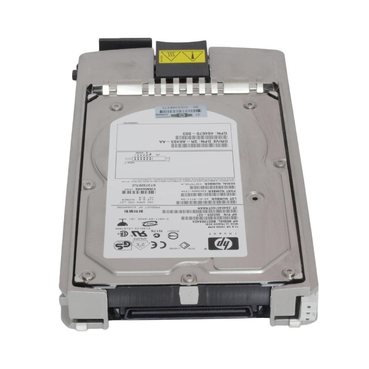 HP 72,8GB U320 SCSI BD0728A4C4 10K 3,5 360205-021