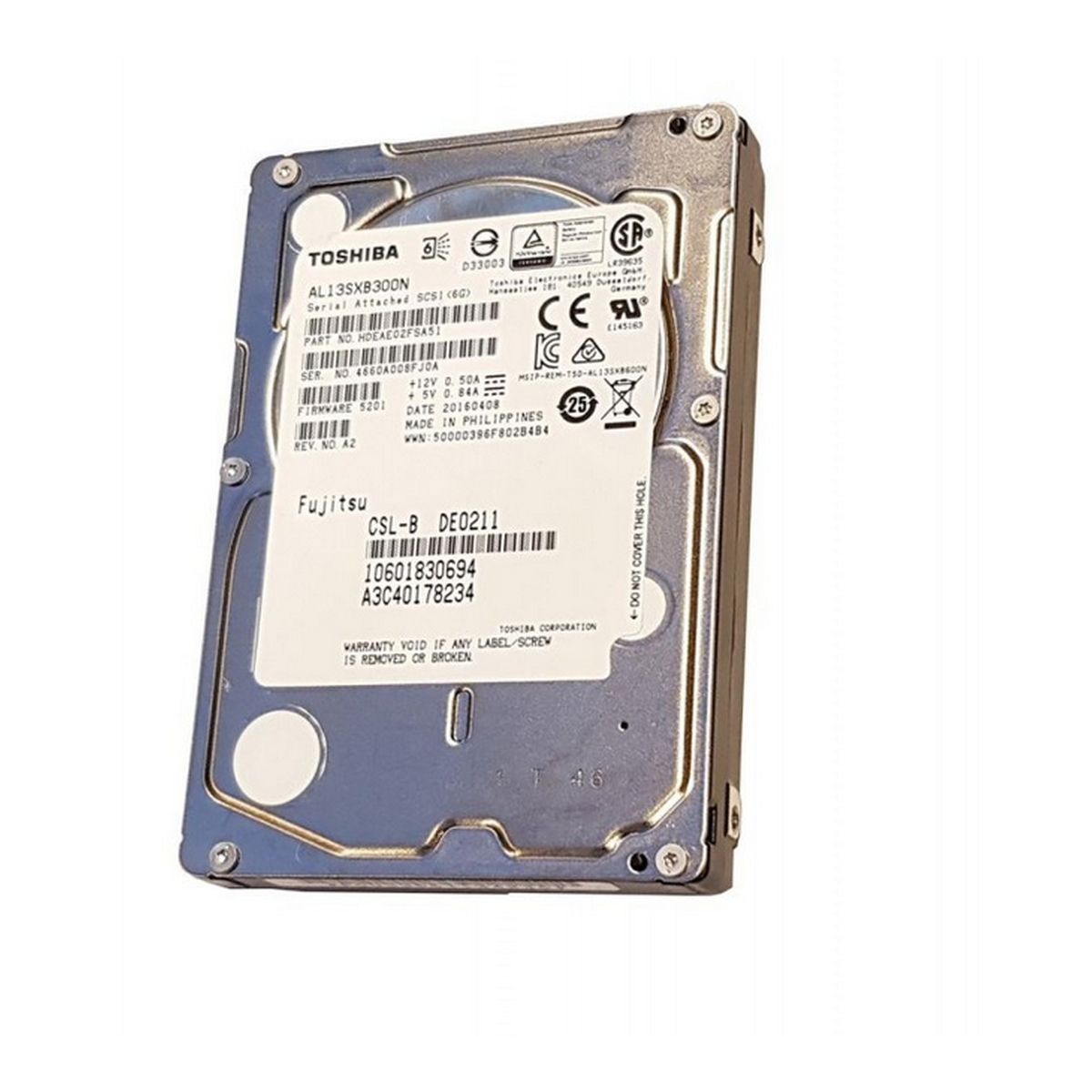FUJITSU TOSHIBA 300GB SAS 15K 6G 2,5 A3C40178234