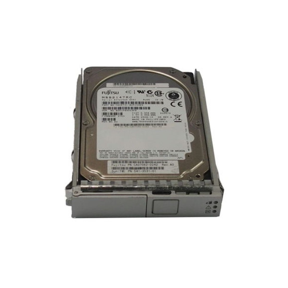 DYSK FUJITSU 146GB SAS 10K 6G 2,5 RAMKA MBD2147RC