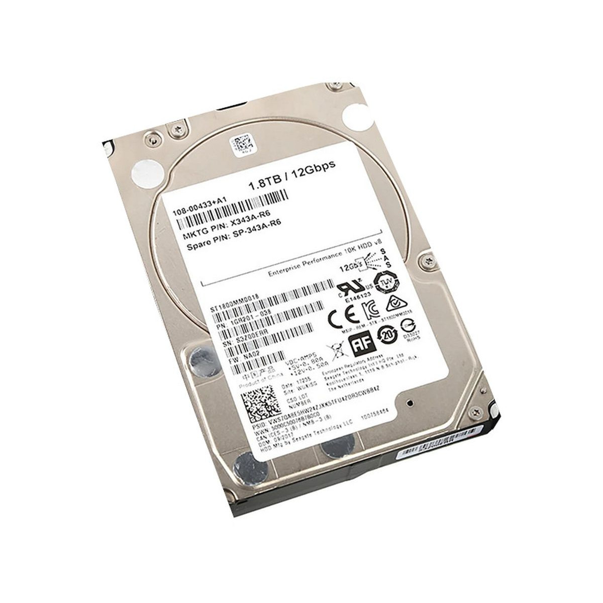 SEAGATE 1.8TB SAS ST1800MM0018 10K 12G 2,5 X343A-R