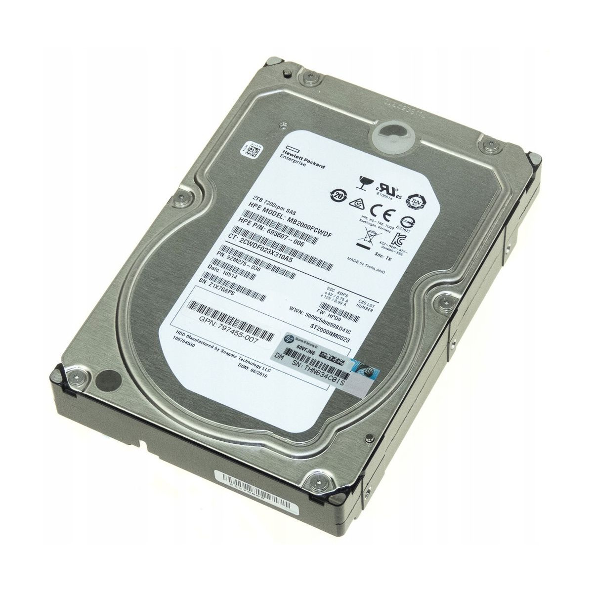 HP 2TB SAS ST2000NM0023 6G 7.2K 3,5 695507-006