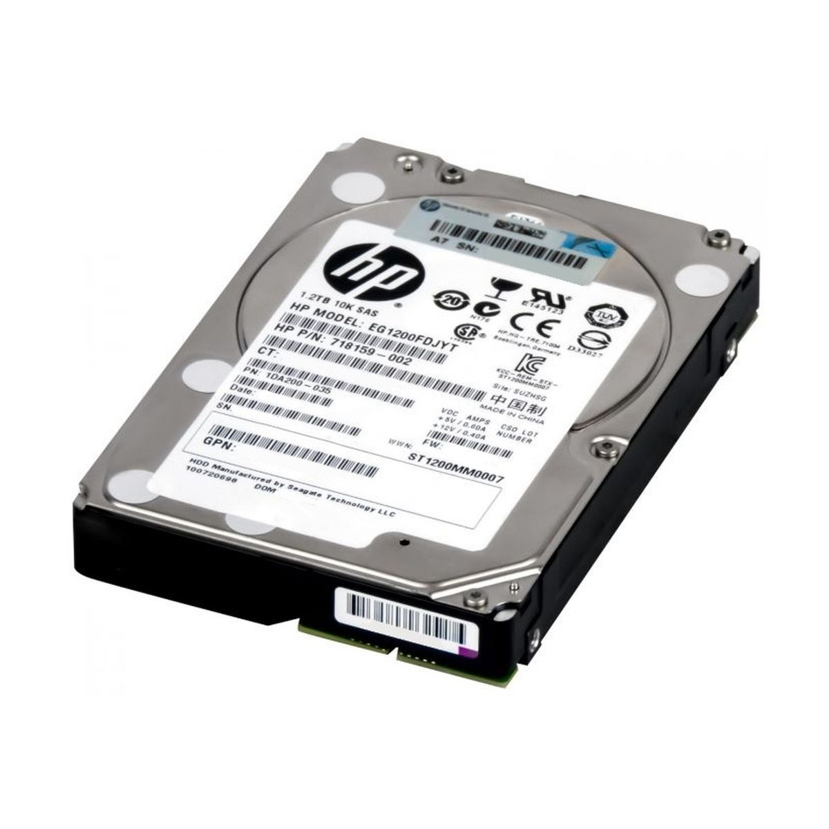 HP 1.2TB SAS ST1200MM0007 10K 6G 2,5 718159-002