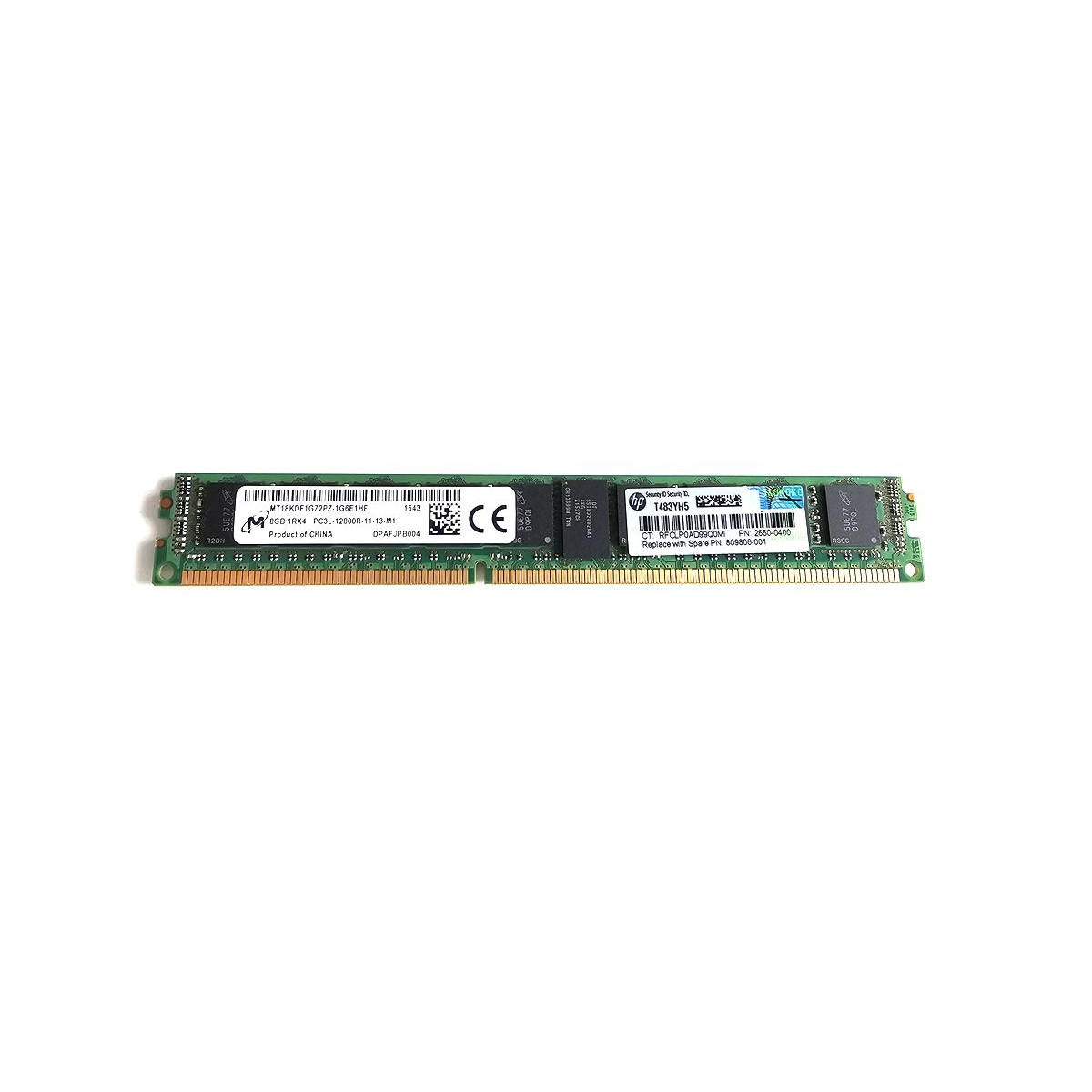 HPE 8GB PC3L-12800R ECC REG SLIM 2660-0400 809806