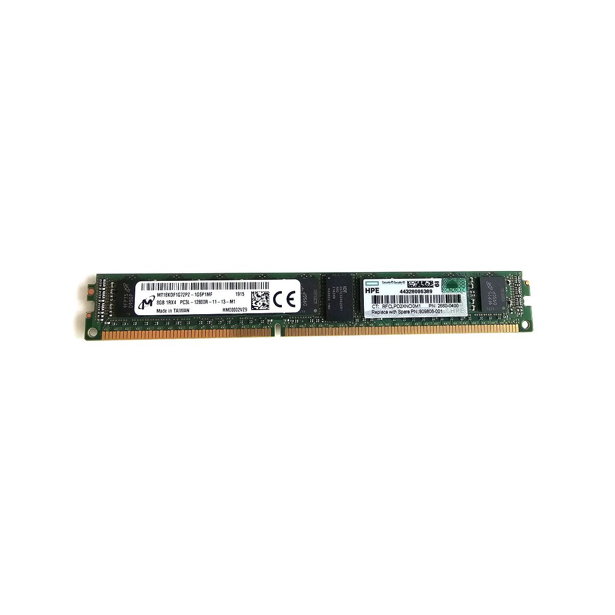 HPE 8GB PC3L-12800R ECC REG SLIM 2660-0400 809806