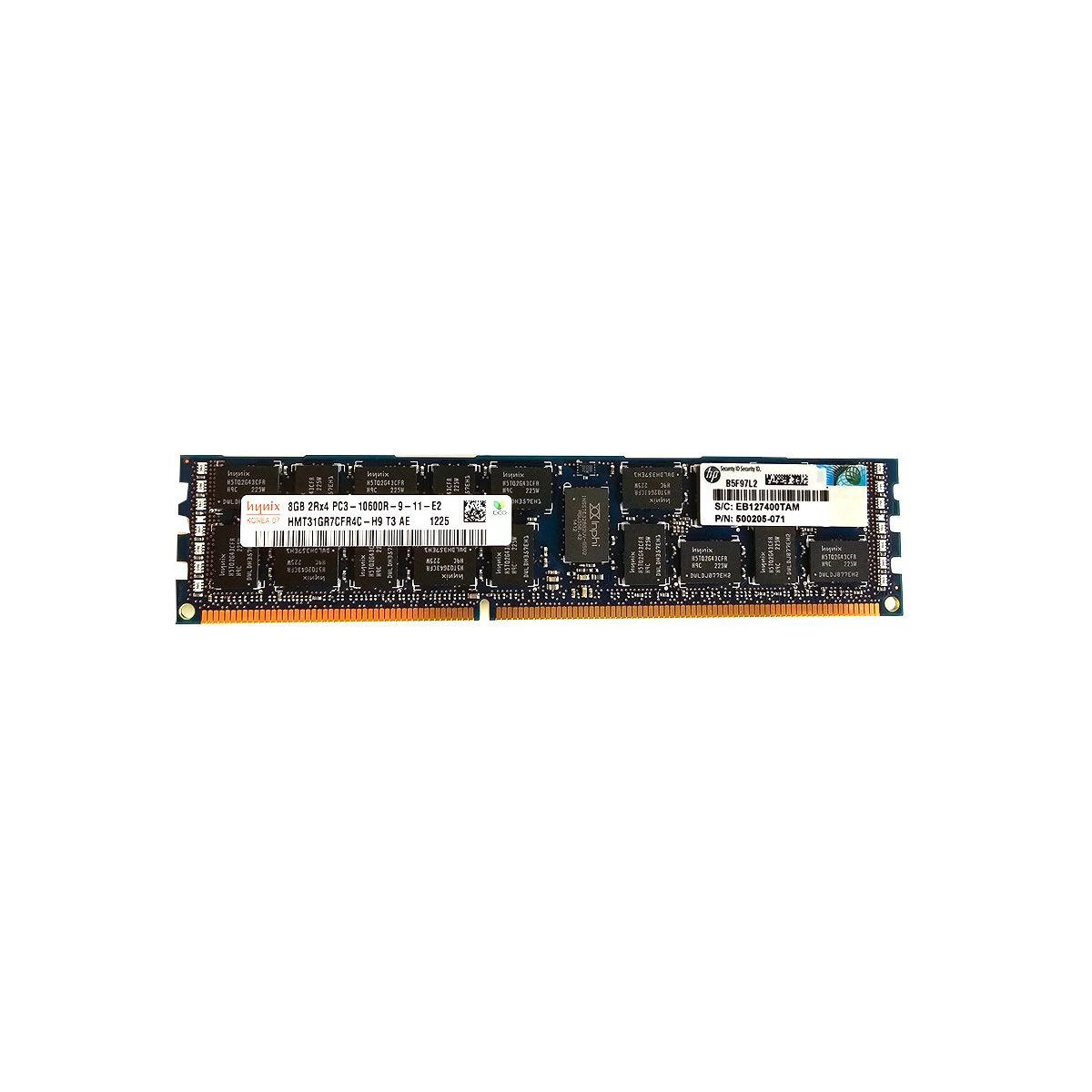 HP HYNIX 8GB 2Rx4 PC3-10600R ECC REG 500205-071