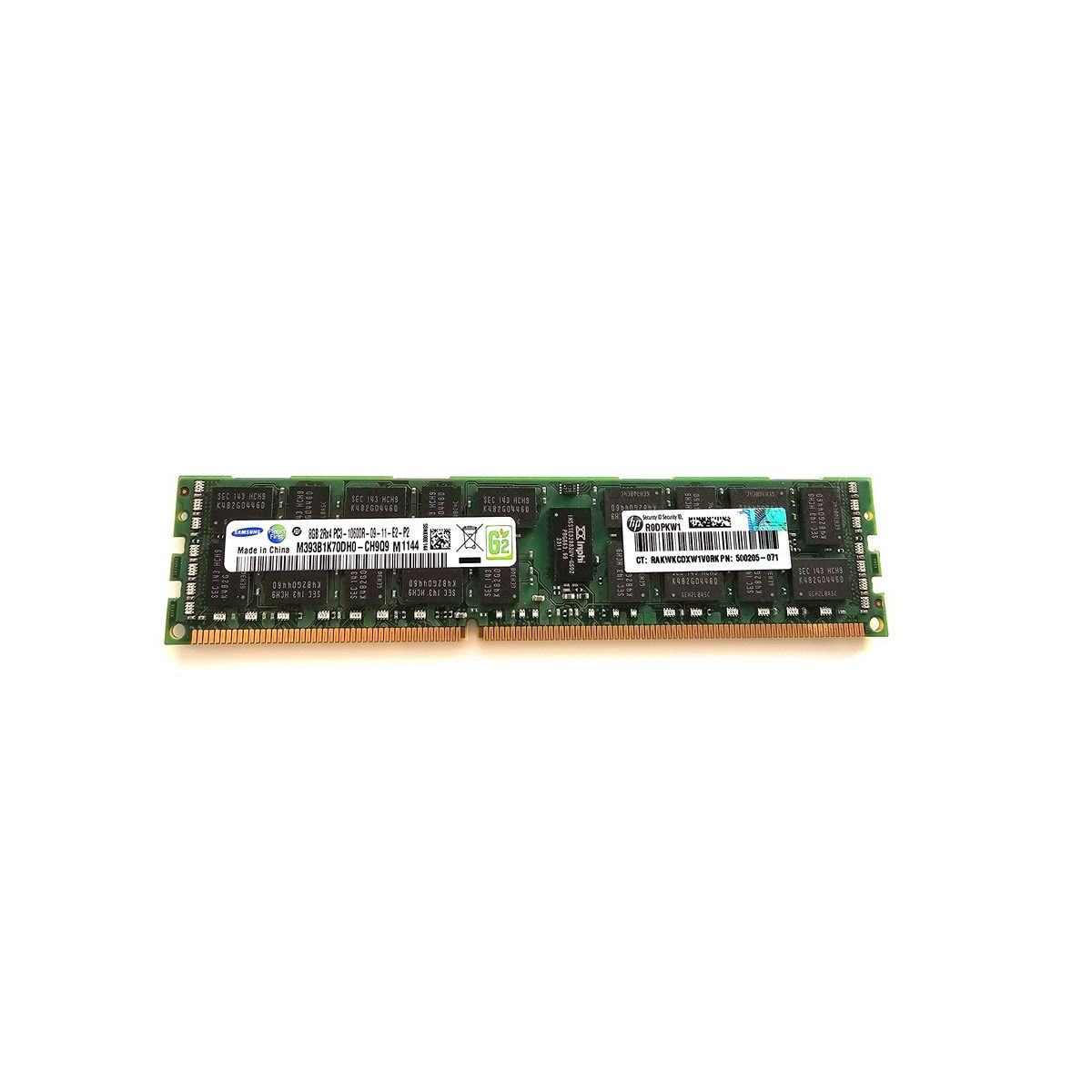 HP SAMSUNG 8GB 2Rx4 PC3-10600R ECC REG 500205-071