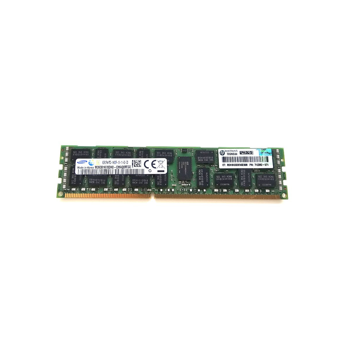 HP SAMSUNG 8GB 2Rx4 PC3-14900R ECC REG 712382-071