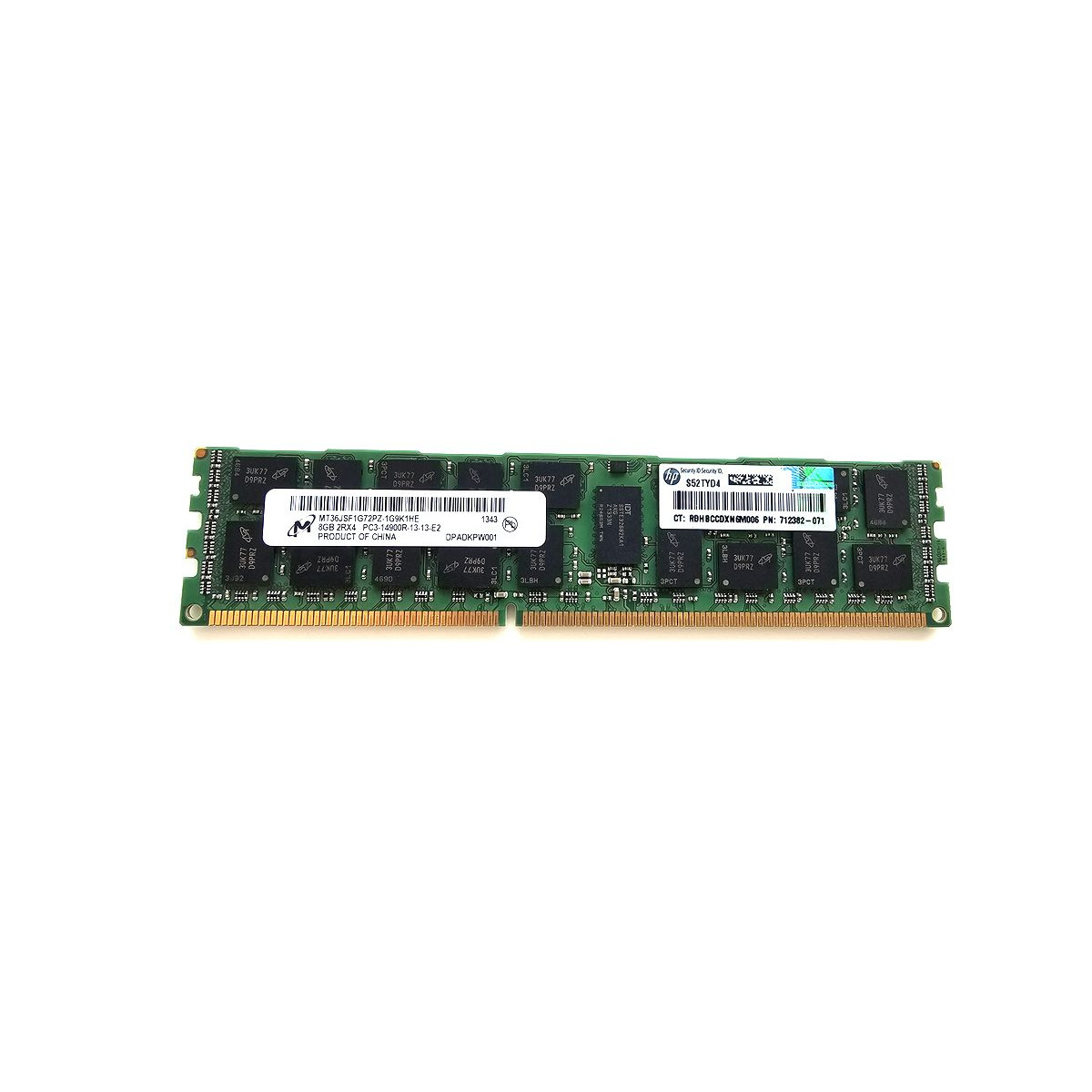 HP MICRON 8GB 2Rx4 PC3-14900R ECC REG 712382-071