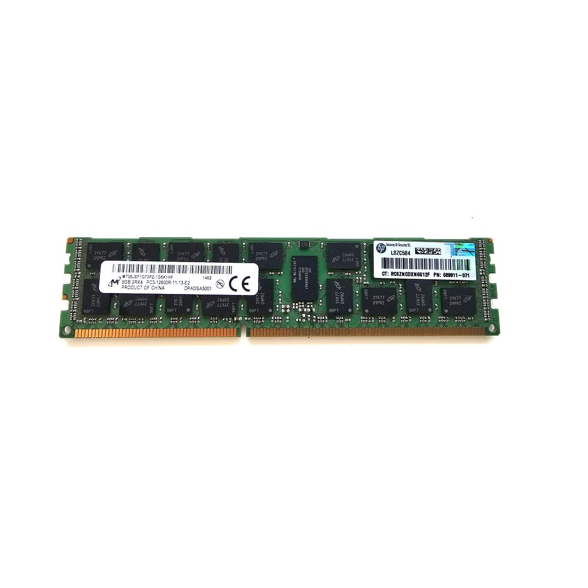 HP MICRON 8GB 2Rx4 PC3-12800R ECC REG 689911-071