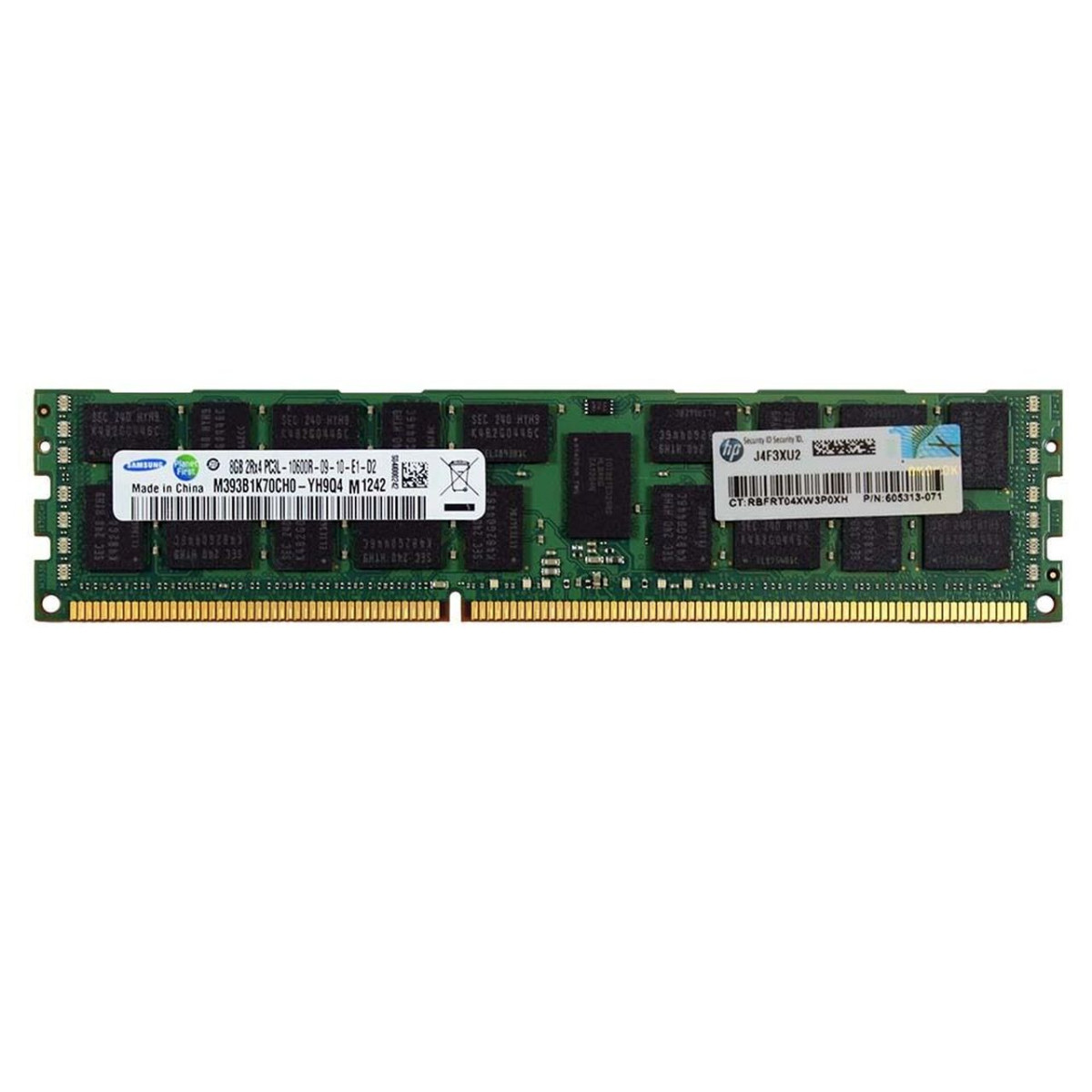 HP SAMSUNG 8GB 2Rx4 PC3L-10600R ECC REG 605313-071