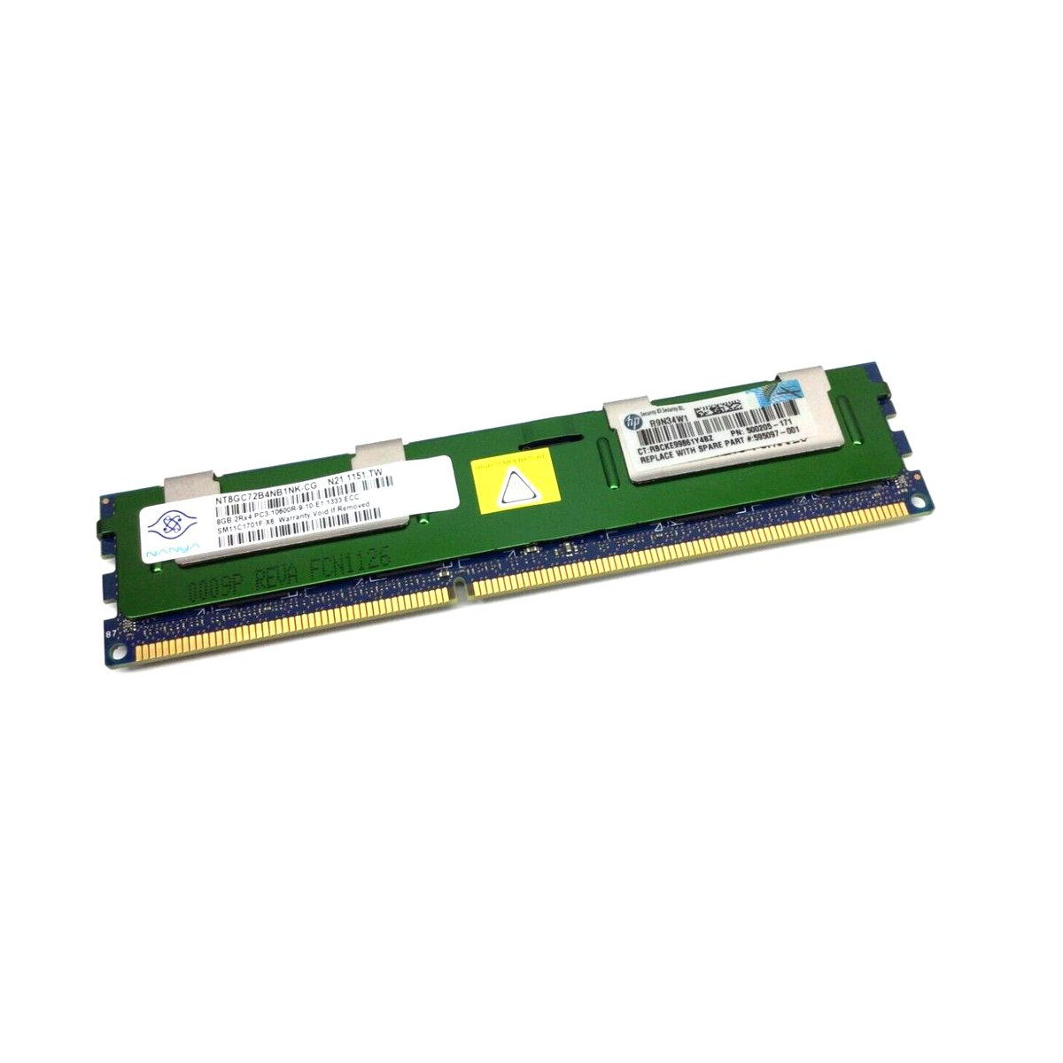 HP NANYA 8GB PC3-10600R 2Rx4 ECC REG 500205-171