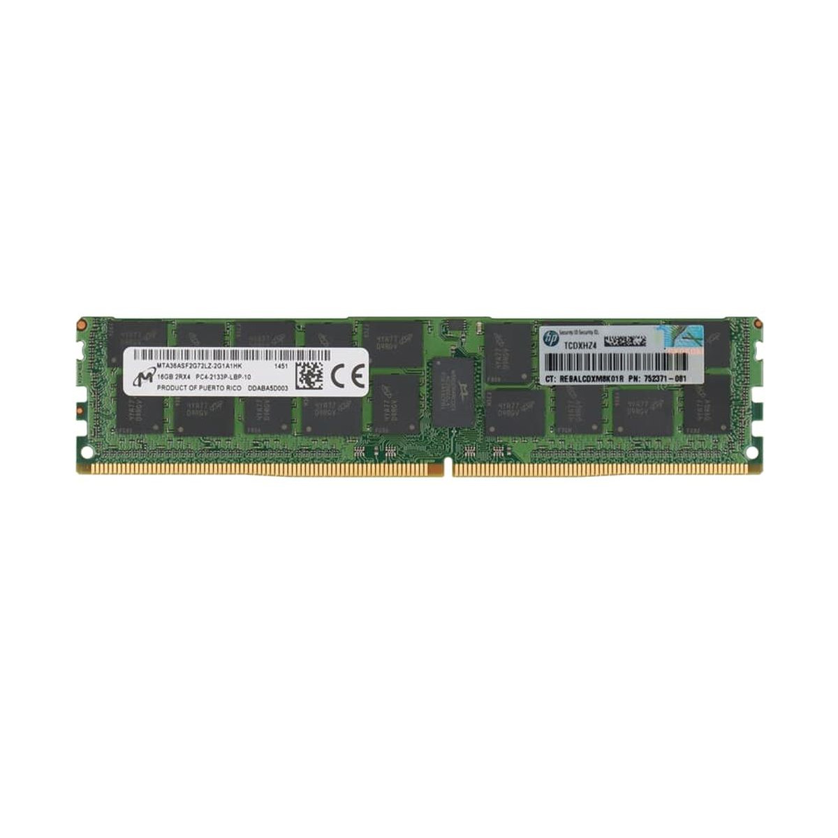 HP MICRON 16GB PC4-2133P-L ECC REG 752371-081