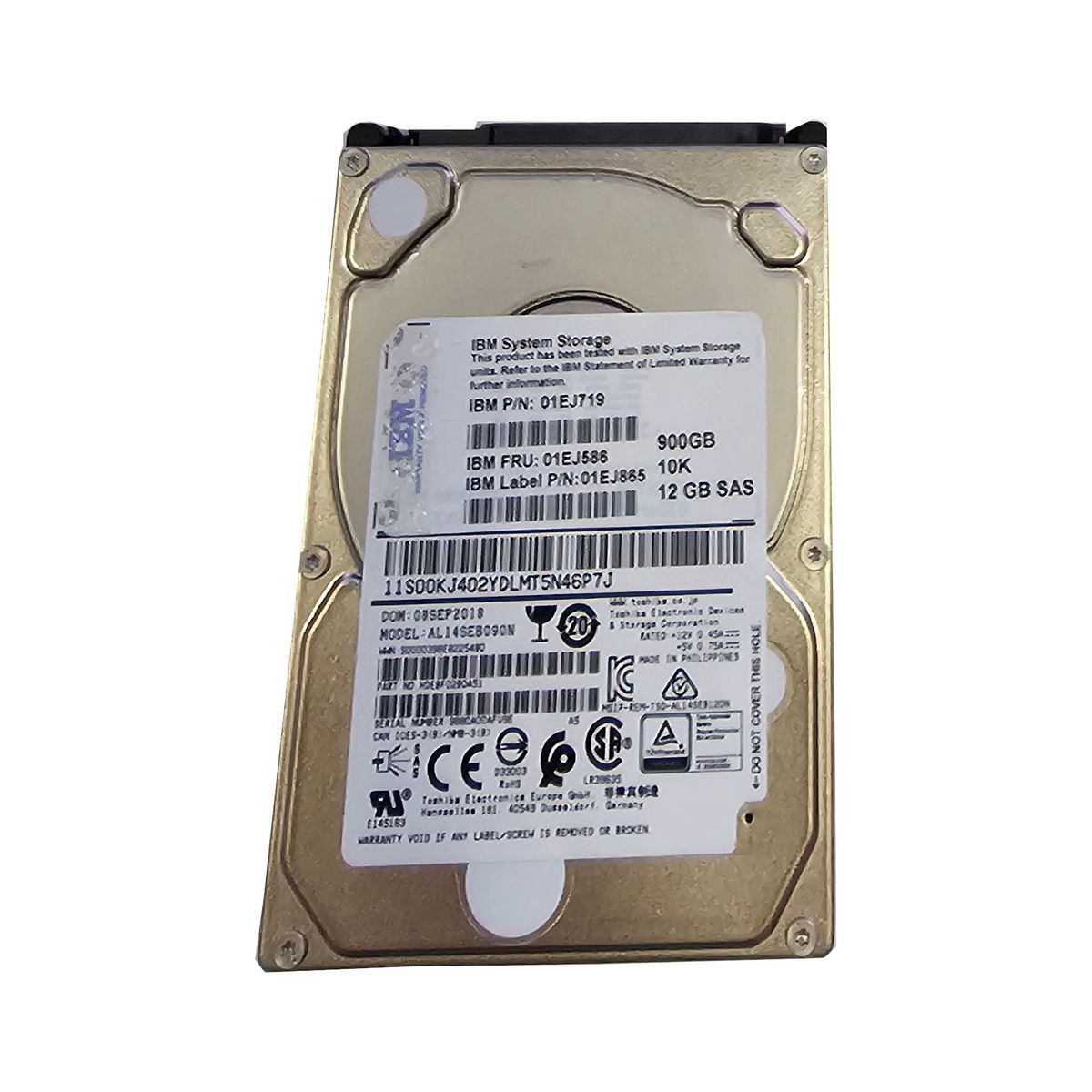 IBM 900GB SAS AL14SEB090N 10K 12G 2,5 01EJ719
