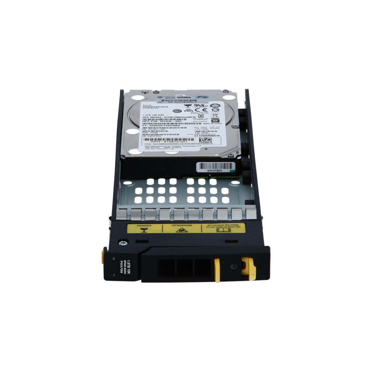 HPE 3PAR 1.8TB SAS ST1800MM0129 12G 2,5 P01524-003