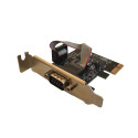 ADAPTER DELOCK 1xRS-232 COM PCIe LOW PROFILE