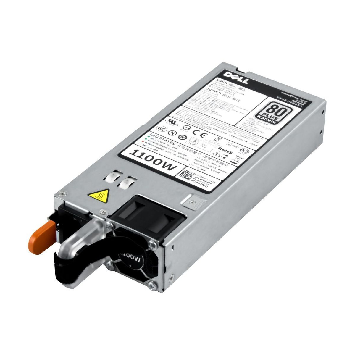 DELL 1100W 80+ PLATINUM R520 R620  R720 R820 38GYJ