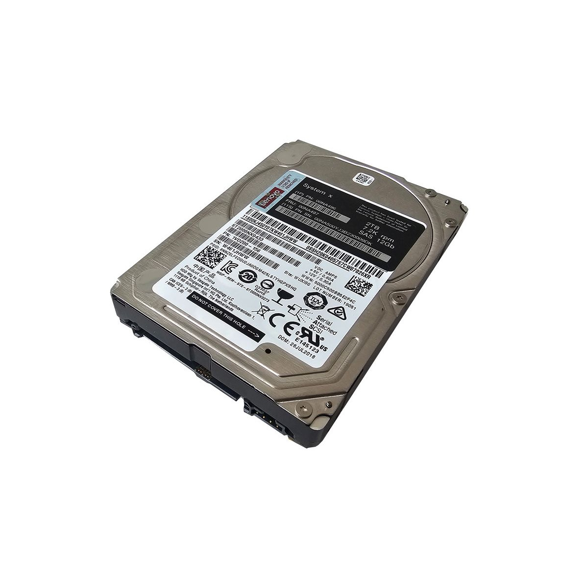 DYSK LENOVO SEAGATE 2TB SAS 12G 2,5 7.2K 00NA497