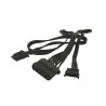 KABEL ZASILAJĄCY DO ZASILACZA COOLER MASTER 750W 3xHDD MOLEX 1xFDD 1x5PIN