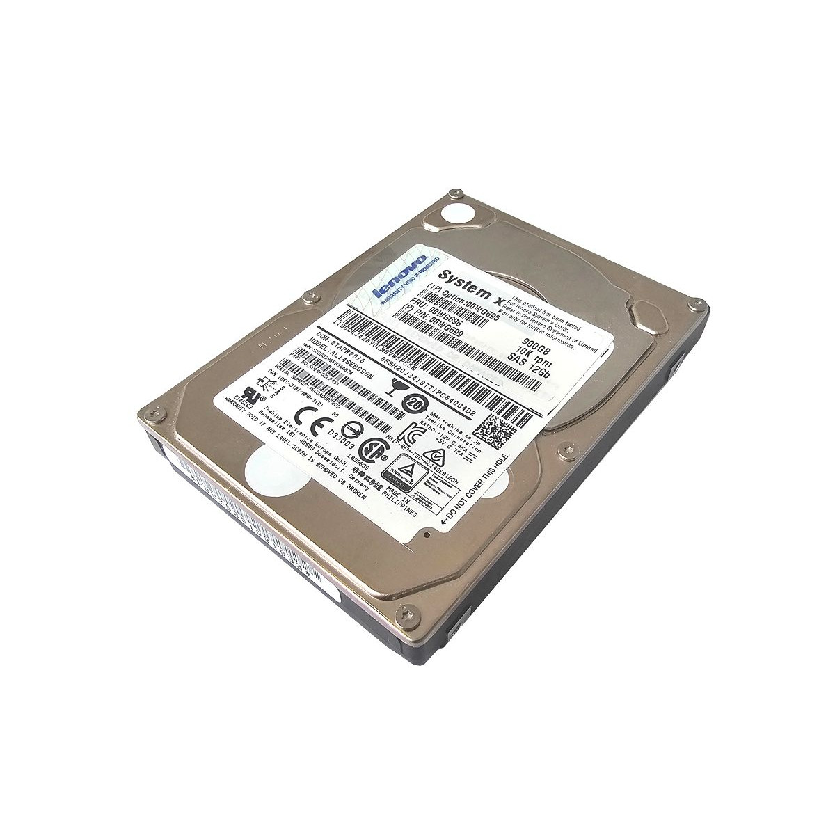 DYSK IBM TOSHIBA 900GB SAS 10K 12G 2,5 00WG696 AL14SEB090N