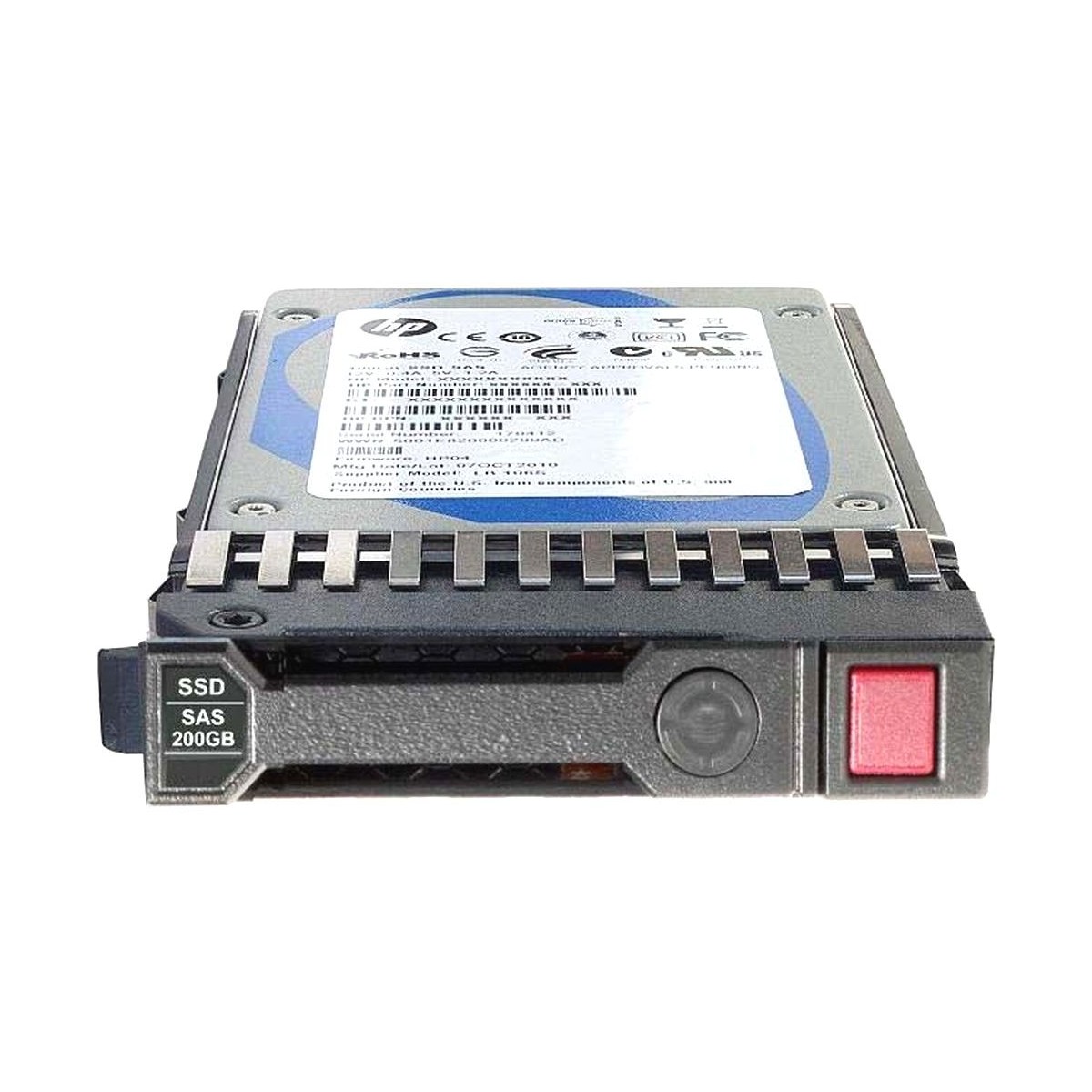 HP 200GB SAS SSD 6G G8 G9 2,5 RAMKA 632429-002