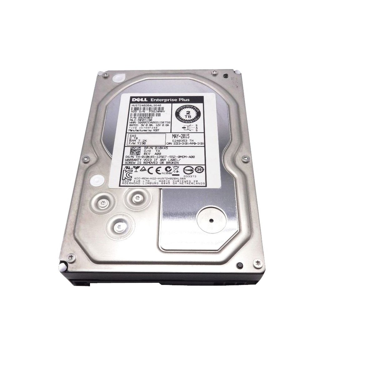 DYSK DELL ENT PLUS 2TB SAS 7.2K 6G 3,5 010K45