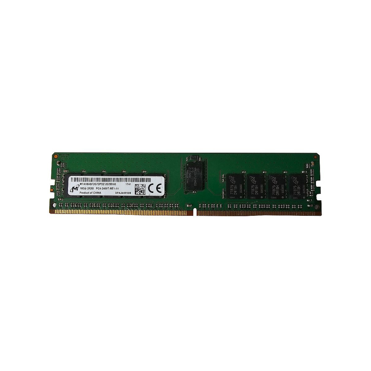 MICRON 16GB 2Rx8 PC4-2400T ECC REG MTA18ASF2G72PDZ-2G3B1IG