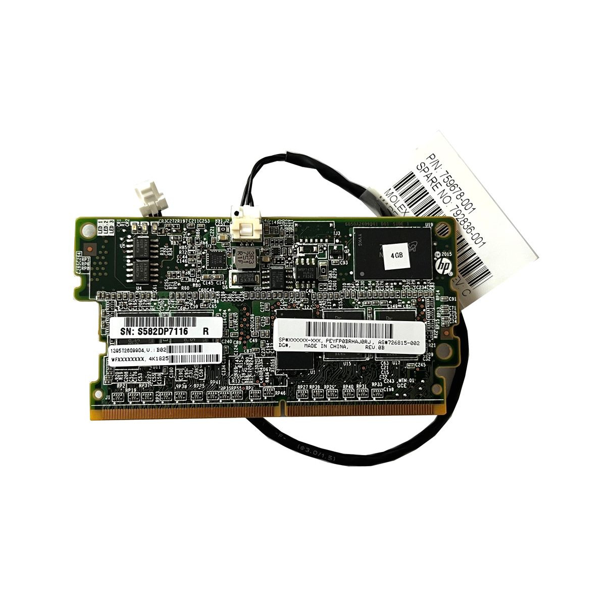 PAMIĘĆ CACHE HP 4GB SMARTARRAY P440 P840 726815-002