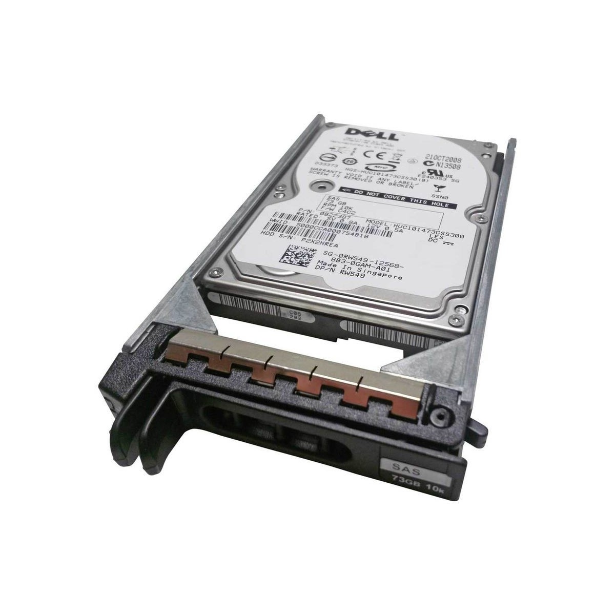DYSK DELL 73GB SAS 3G 10K 2,5 RAMKA RW549