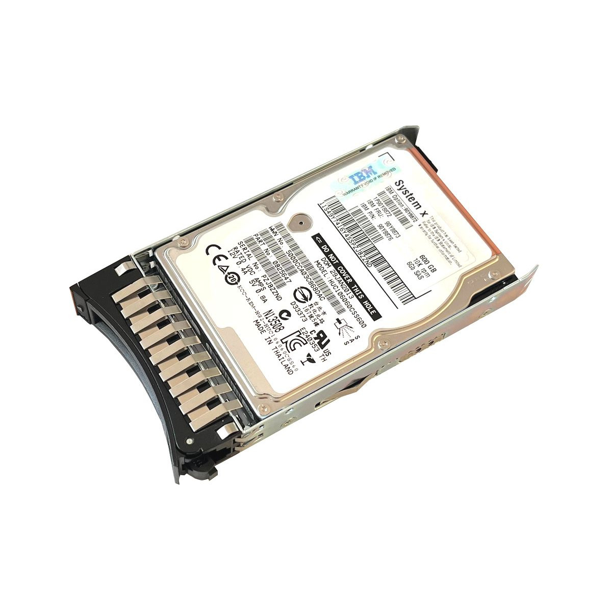 DYSK IBM LENOVO 600GB SAS 6G 10K 2,5 RAMKA HUC106060CSS600 0B25647 90Y8876