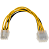 NOWY ADAPTER PRZEDŁUŻACZ EPS 8PIN NA EPS 8PIN 20CM AK-CA-08