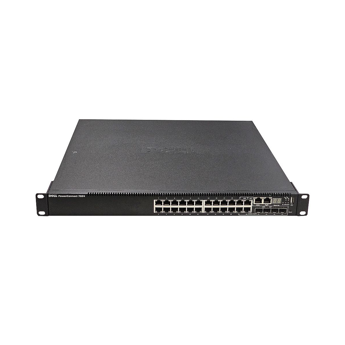 SWITCH DELL POWERCONNECT 7024 24x1GB 4xCOMBO SFP 2x10GB SFP+ 2xSTACK USZY