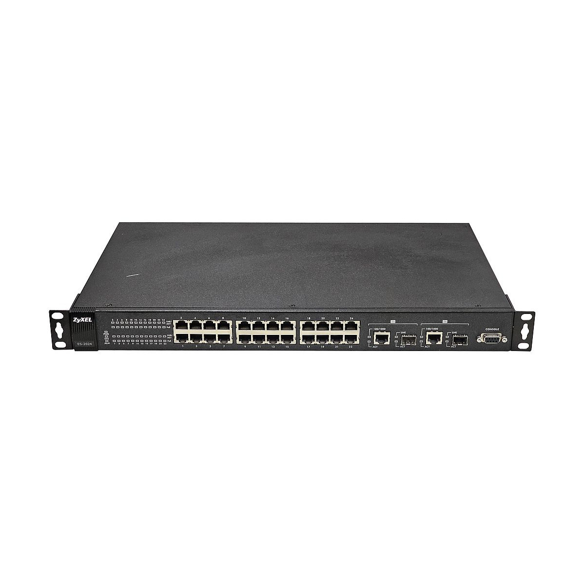 SWITCH ZYXEL ES-2024 24x10/100Mbps PoE 2xSFP 2x 1GB COMBO USZY