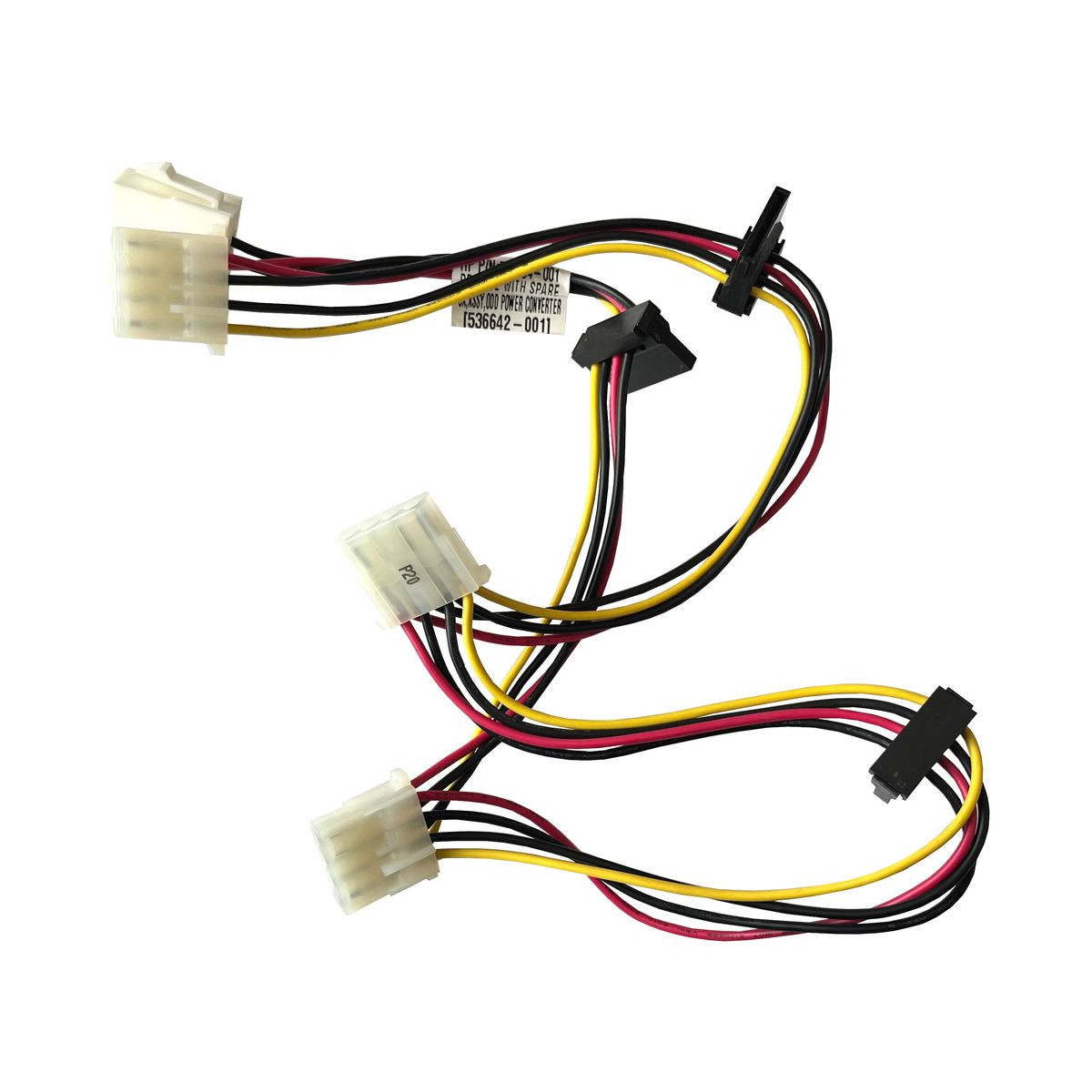 KABEL ZASILAJĄCY HDD 3xMOLEX 3xSATA 10-PIN 77CM HP ML330 G6 518054-001