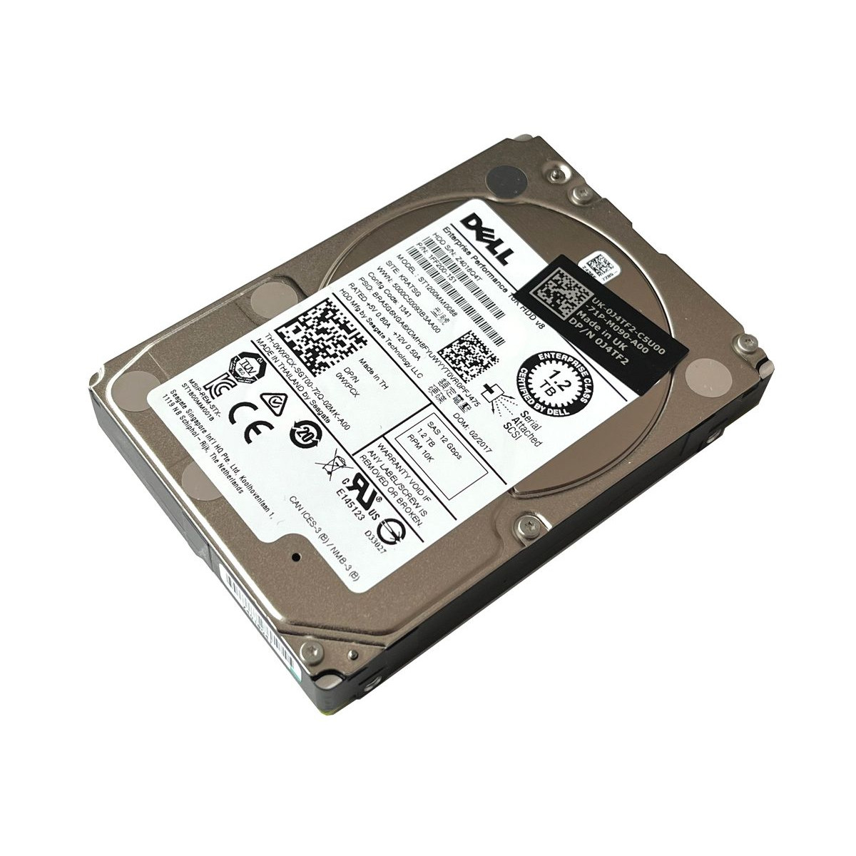 DYSK DELL 1.2TB SAS 12G 10K 2,5 DELL POWERVAULT MD32XX/36XX 0WXPCX 0J4TF2