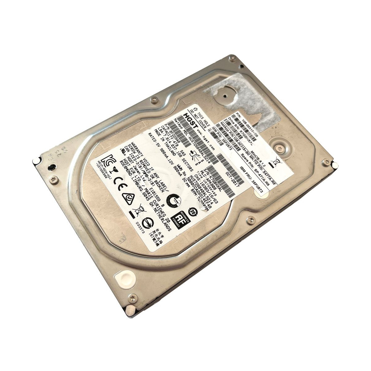 DYSK NETAPP HGST IBM 4TB SAS 12G 7.2K 3,5 HUS726040AL5214 108-00315+B0