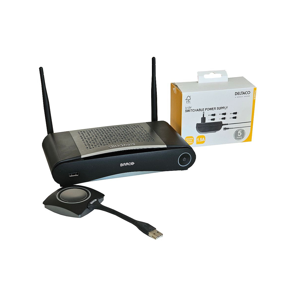 SYSTEM PREZENTACYJNY BARCO CLICKSHARE CSE-200 HDMI USB 1xPRZYCISK ZASILACZ