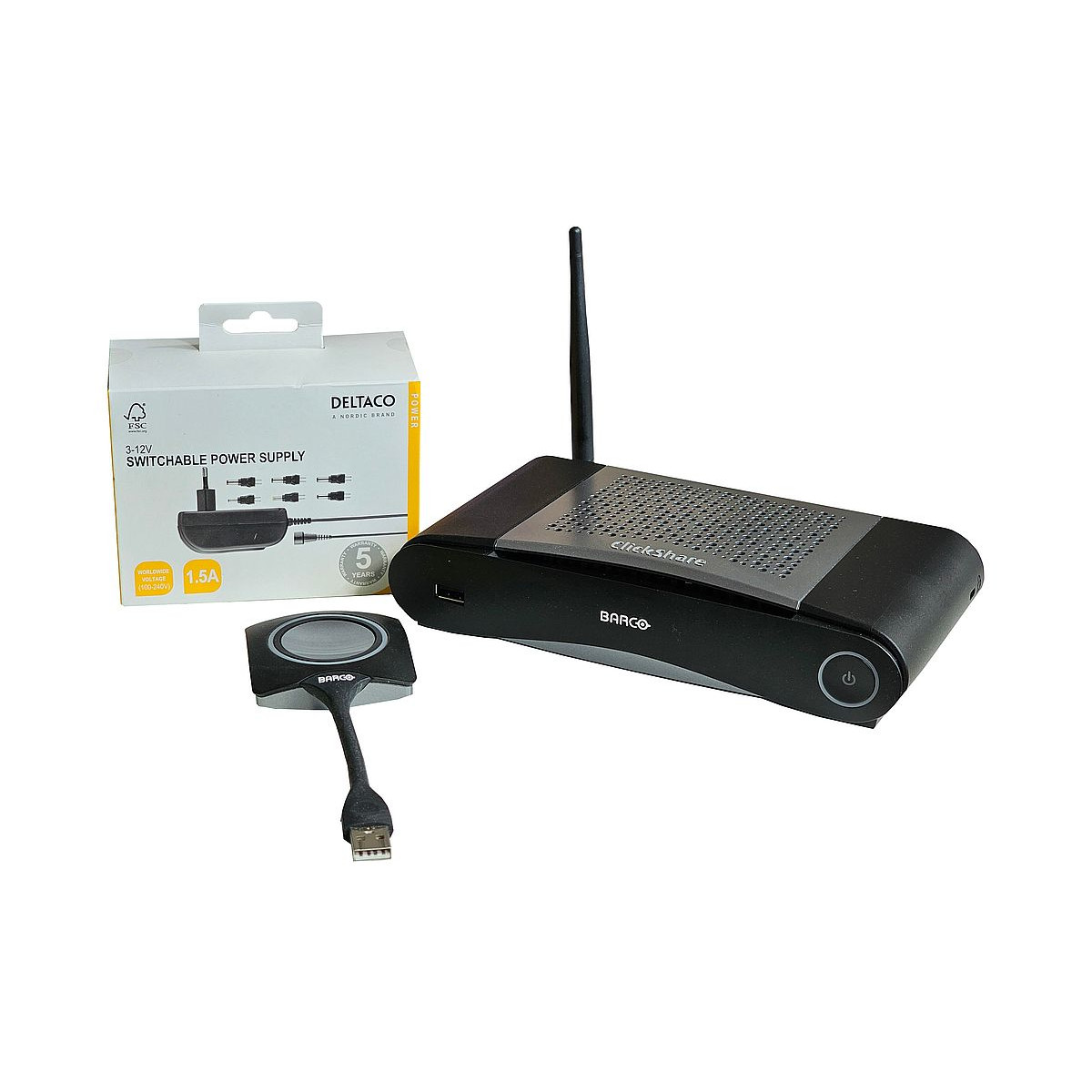 SYSTEM PREZENTACYJNY BARCO CLICKSHARE CSE-200 USB HDMI 1xPRZYCISK ZASILACZ