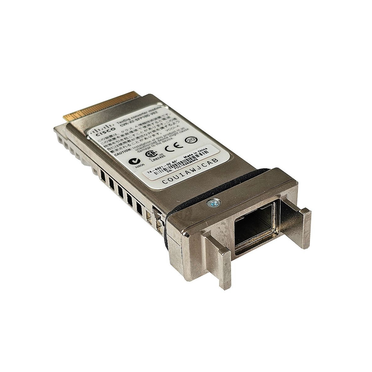 ADAPTER MODUŁ CISCO Z X2 NA SFP+ 10GB CVR-X2-SFP10G V02 74-6321-02 A0
