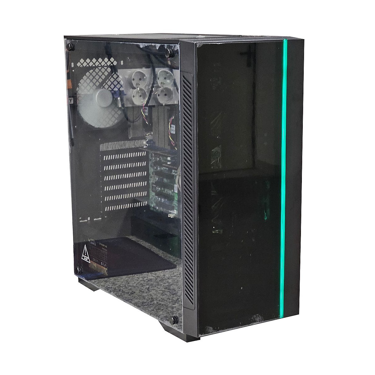 WORKSTATION MATREXX 55 V3 GLASS 2xE5-2643v4 128GB RAM 2x120GB SSD 650W RAID