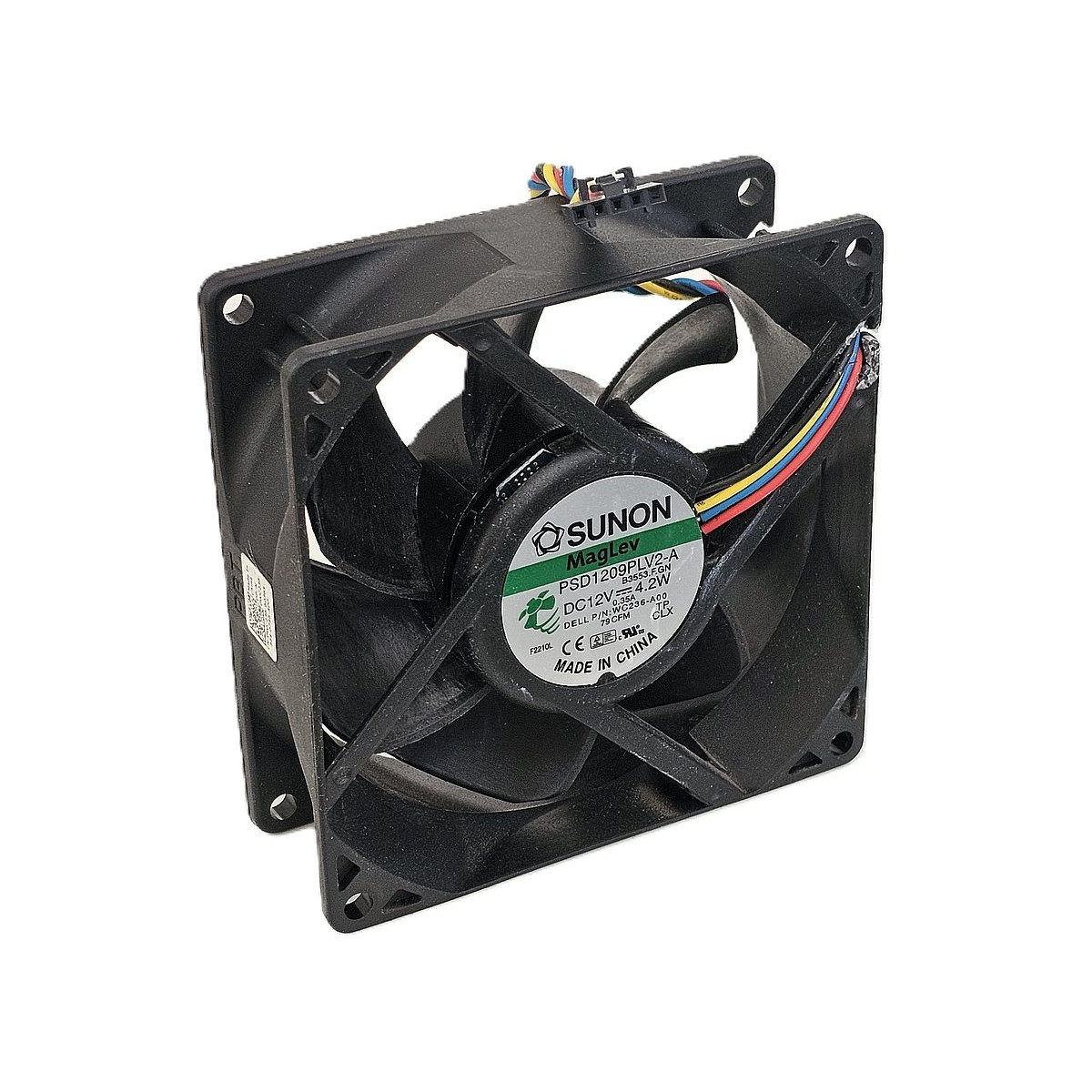 WENTYLATOR SUNON DELL PRECISION T1600 95x95MM 12V 06A 5PIN 0WC236 PSD1209PL