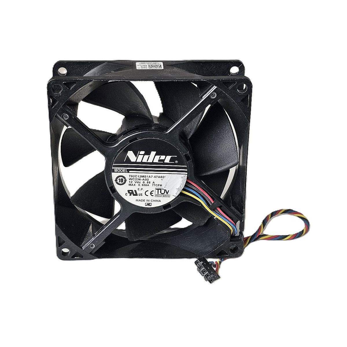WENTYLATOR NIDEC DELL PRECISION T1600 95x95 12V 0.55A 5PIN 0WC236 T92C12MS1